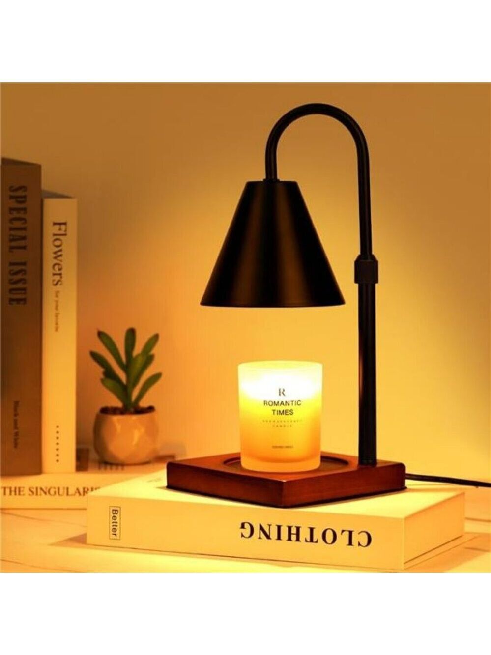 Modern Candle Warmer Lamp Dimmable Timer Electric Gift for Women Home Decor